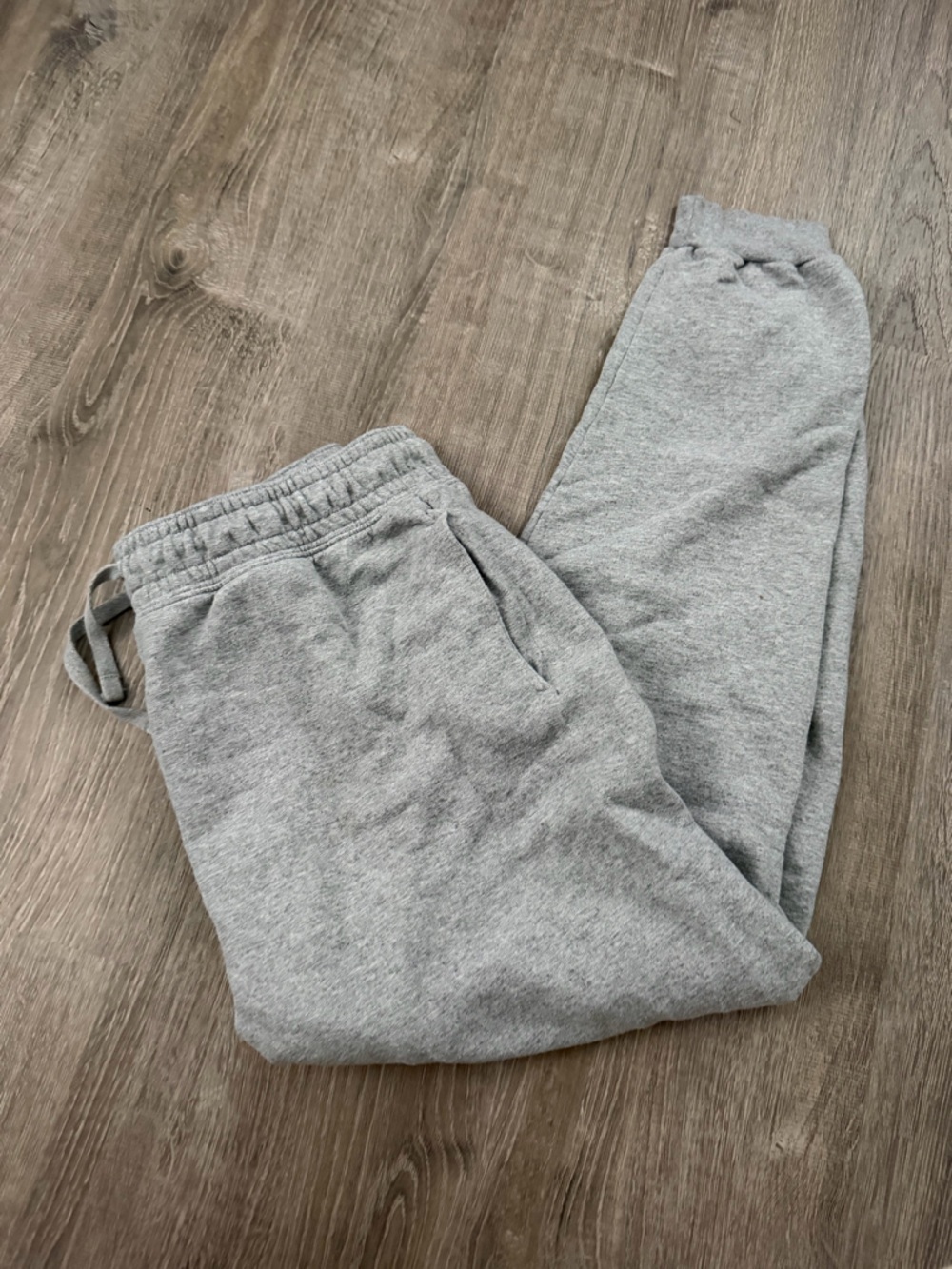 Gray Hanes Mens Joggers